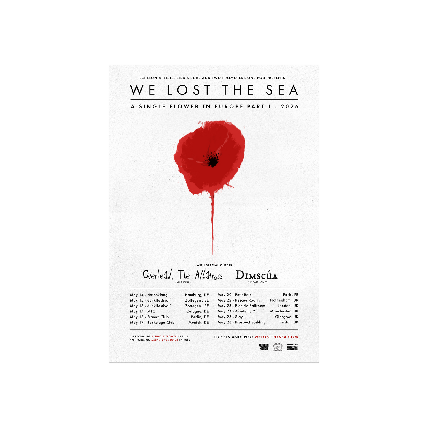 A SINGLE FLOWER IN EUROPE A3 MATTE POSTER