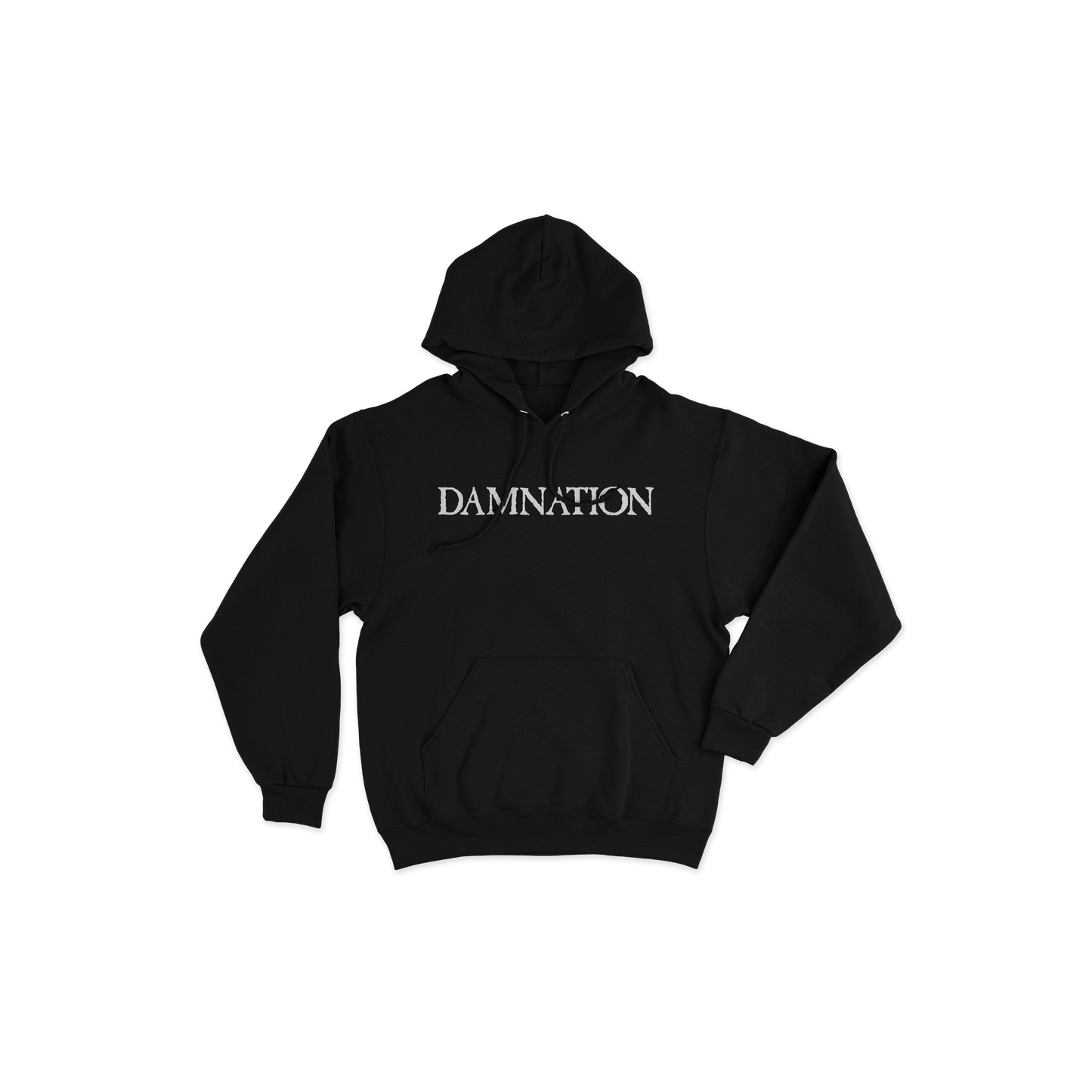 BLACK PULLOVER HOODIE