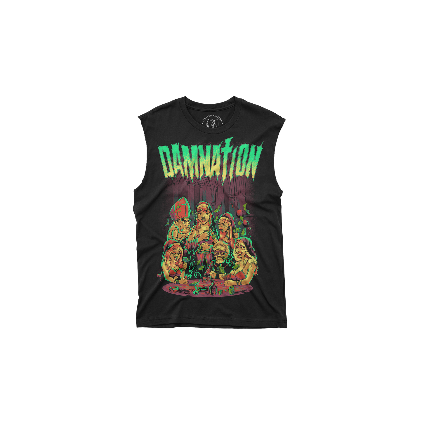 RELIGIOUS EDUCATION BLACK TANK TOP