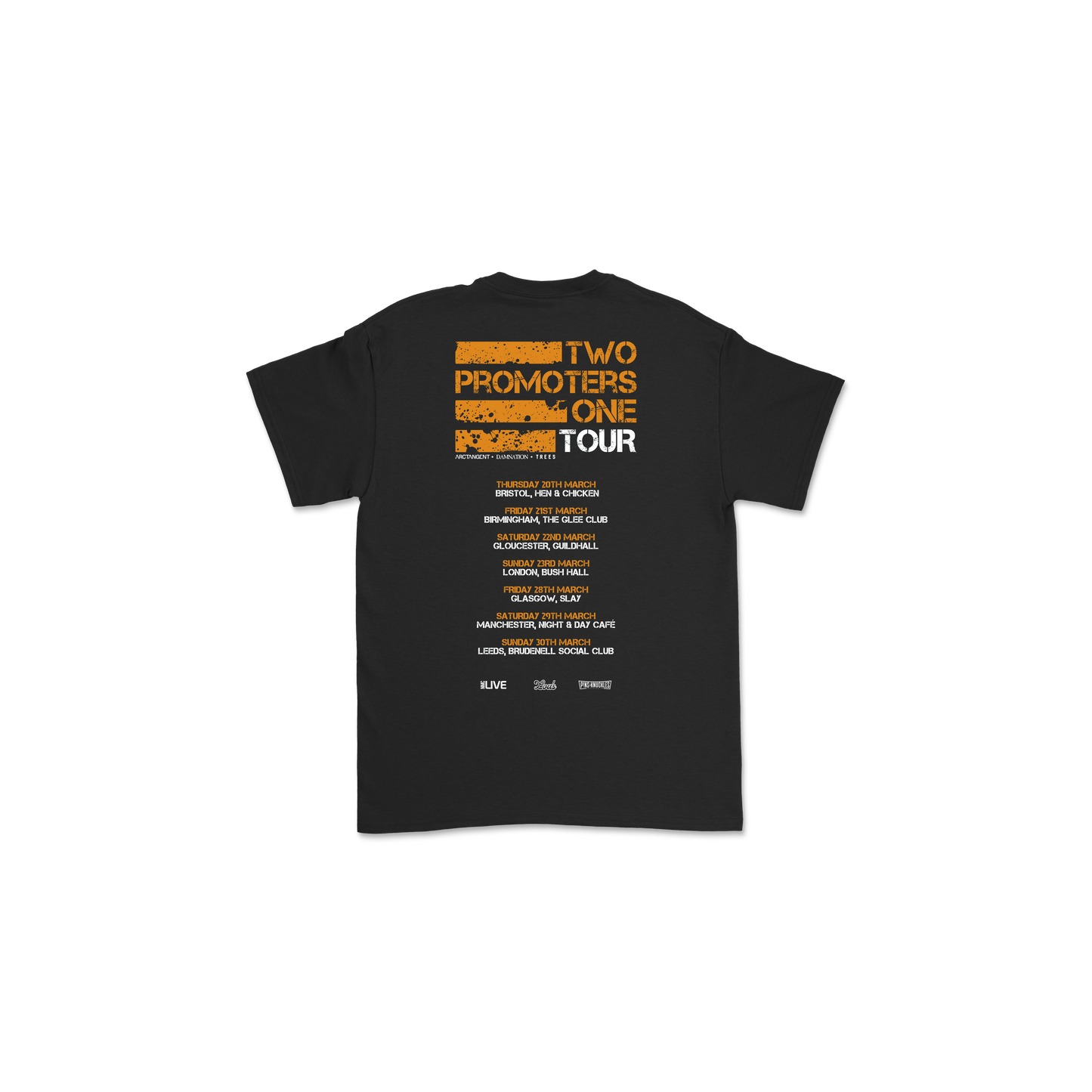 TOUR DATES BLACK TEE