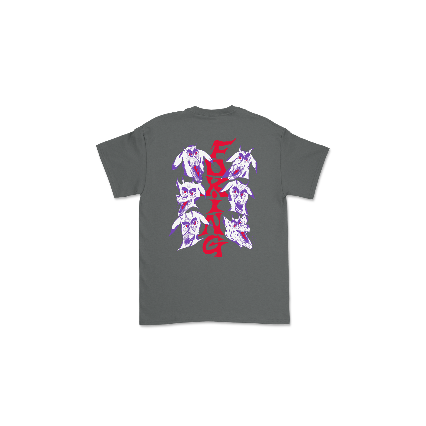 DEVIL DOG CHARCOAL TEE