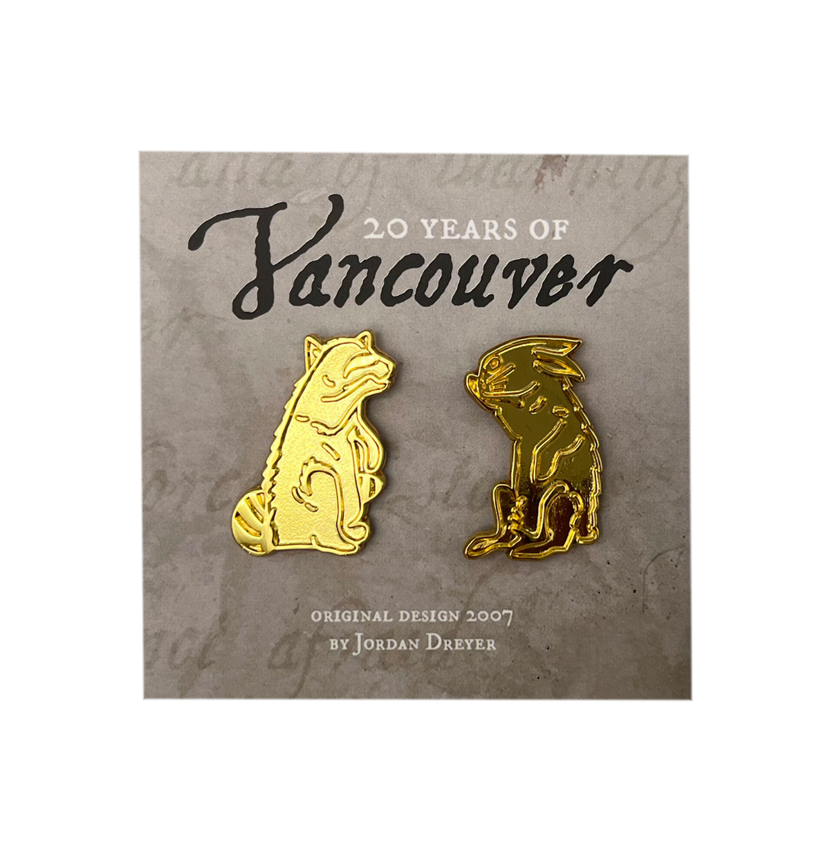 20 YEARS OF VANCOUVER ENAMEL PINS SET