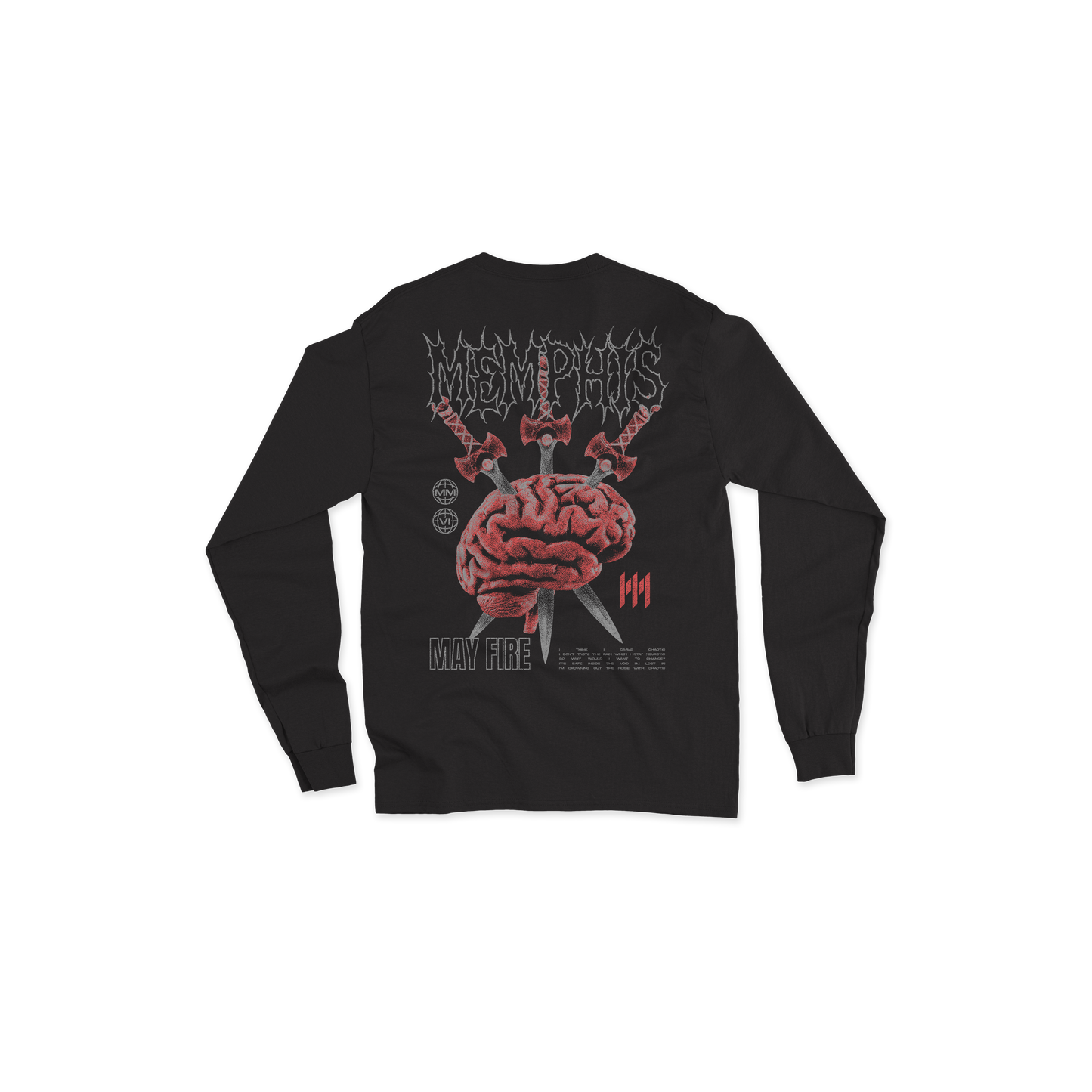 CHAOTIC BRAIN LONGSLEEVE TEE