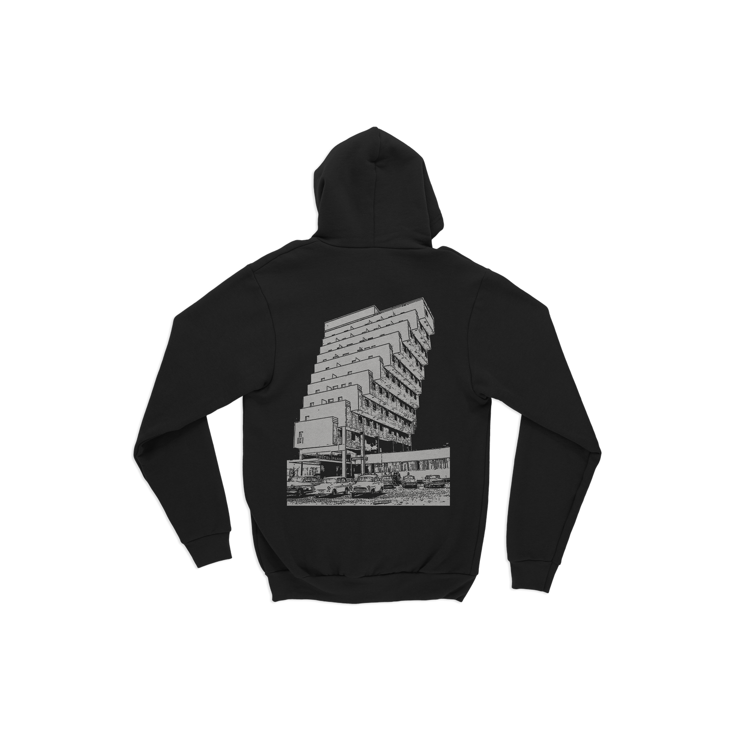 BUILDING BLACK HOODIE