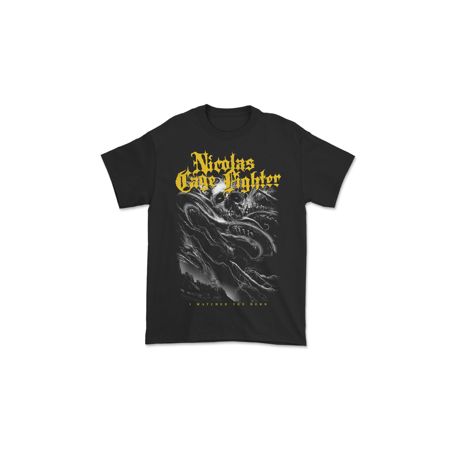I WATCHED YOU BURN MONOCHROME TEE