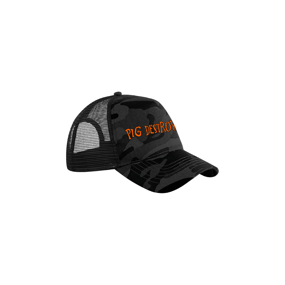 PIG DESTROYER LOGO CAMO CAP