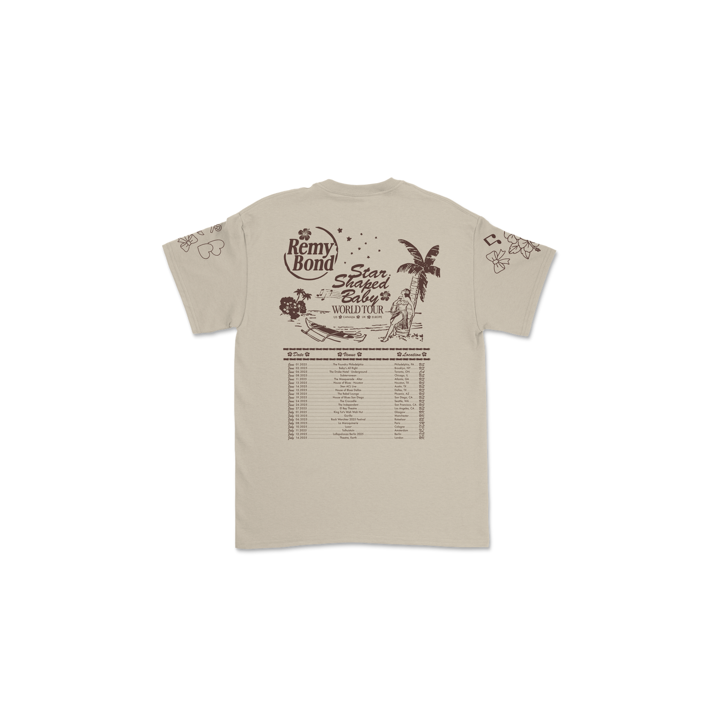 REMY BOND 2025 TOUR TEE