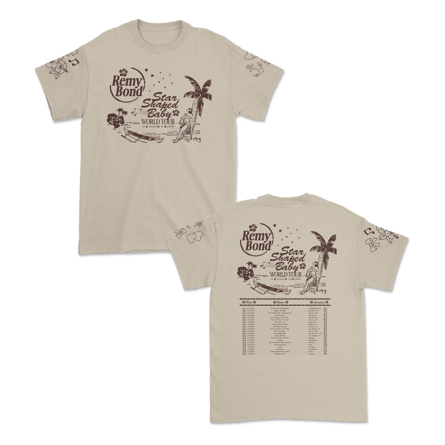 REMY BOND 2025 TOUR TEE