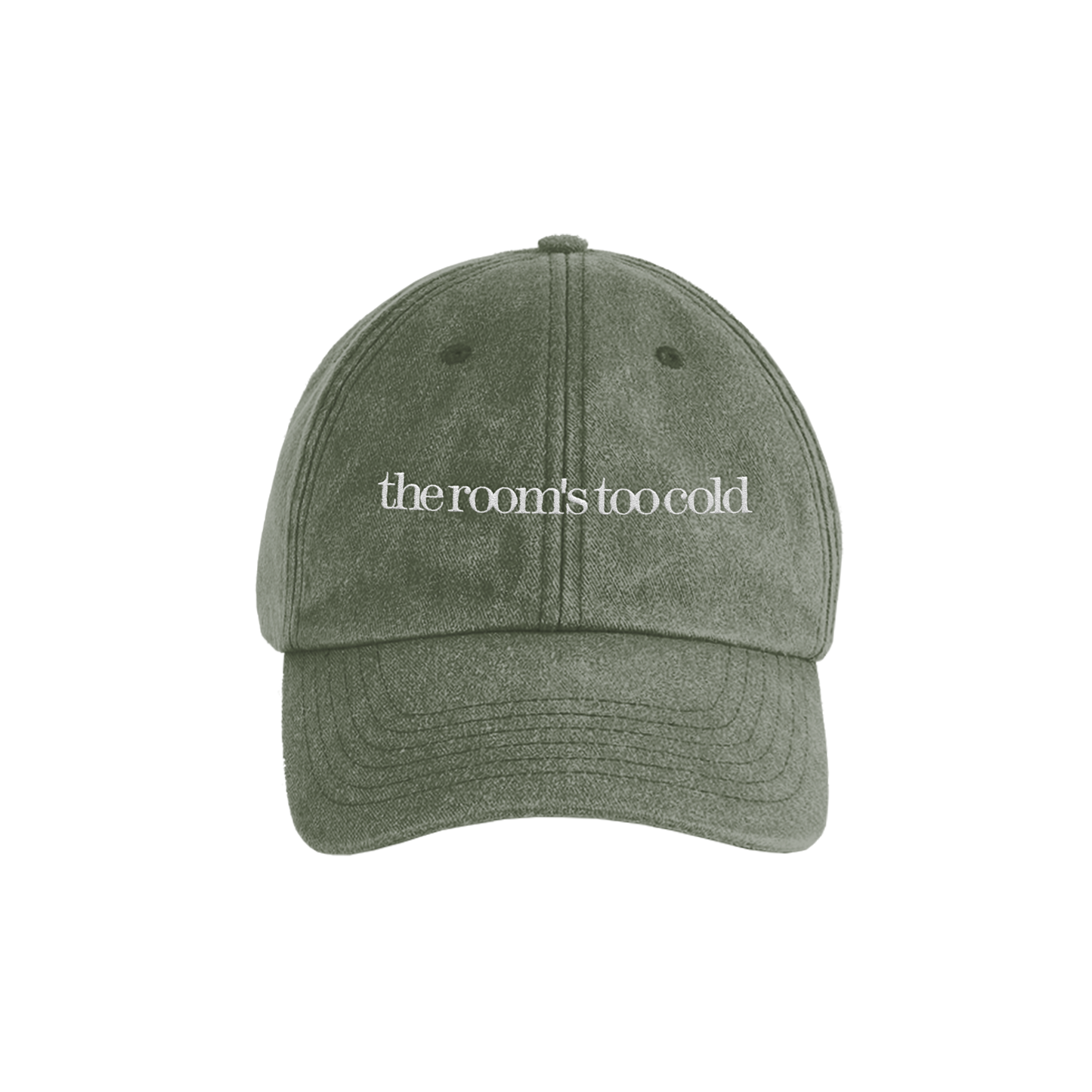 THE ROOM'S TOO COLD VINTAGE OLIVE HAT