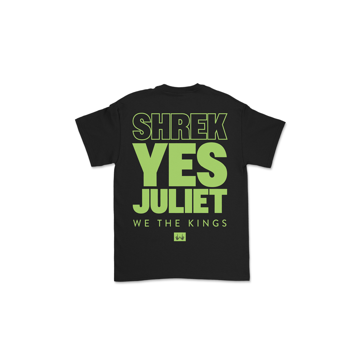 SHREK YES JULIET BLACK TEE