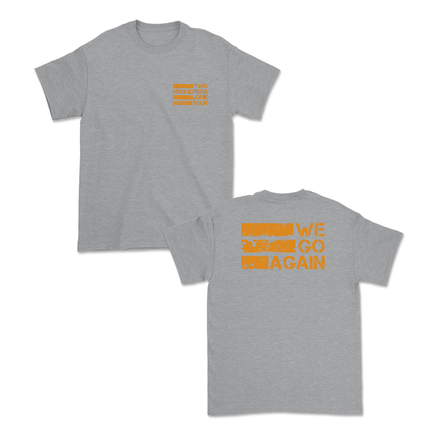 WE GO AGAIN HEATHER GREY TEE