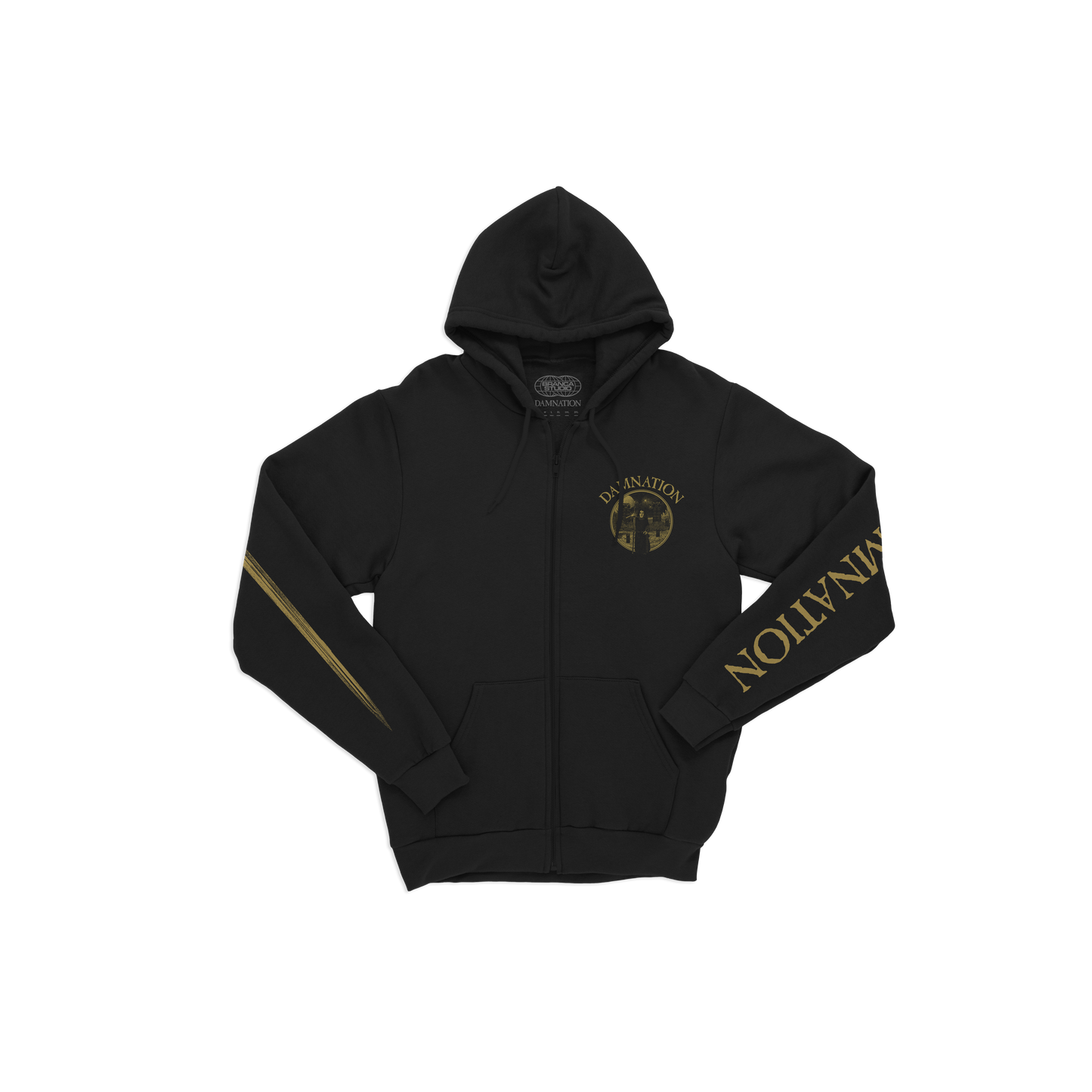 AMP GUARDIAN BLACK ZIP HOODIE