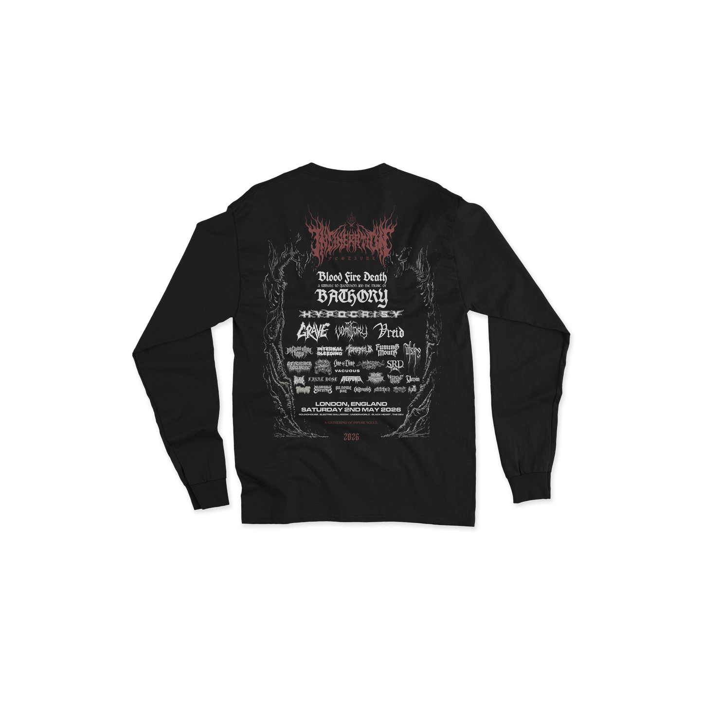 INCINERATION 2026 LONGSLEEVE TEE