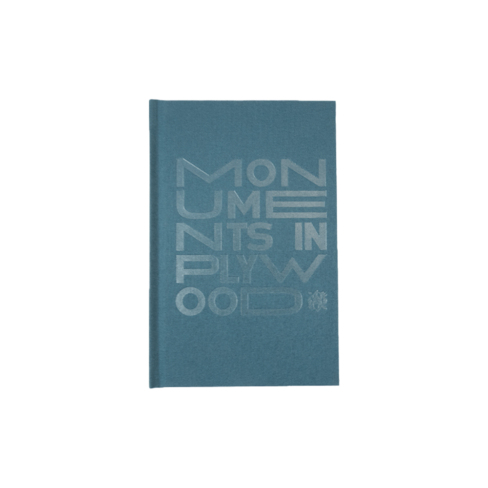 MONUMENTS IN PLYWOOD HARDCOVER BOOK