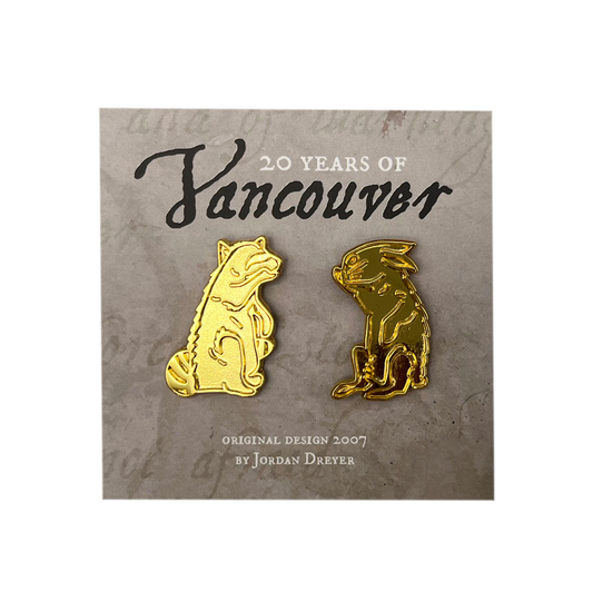 20 YEARS OF VANCOUVER ENAMEL PINS SET