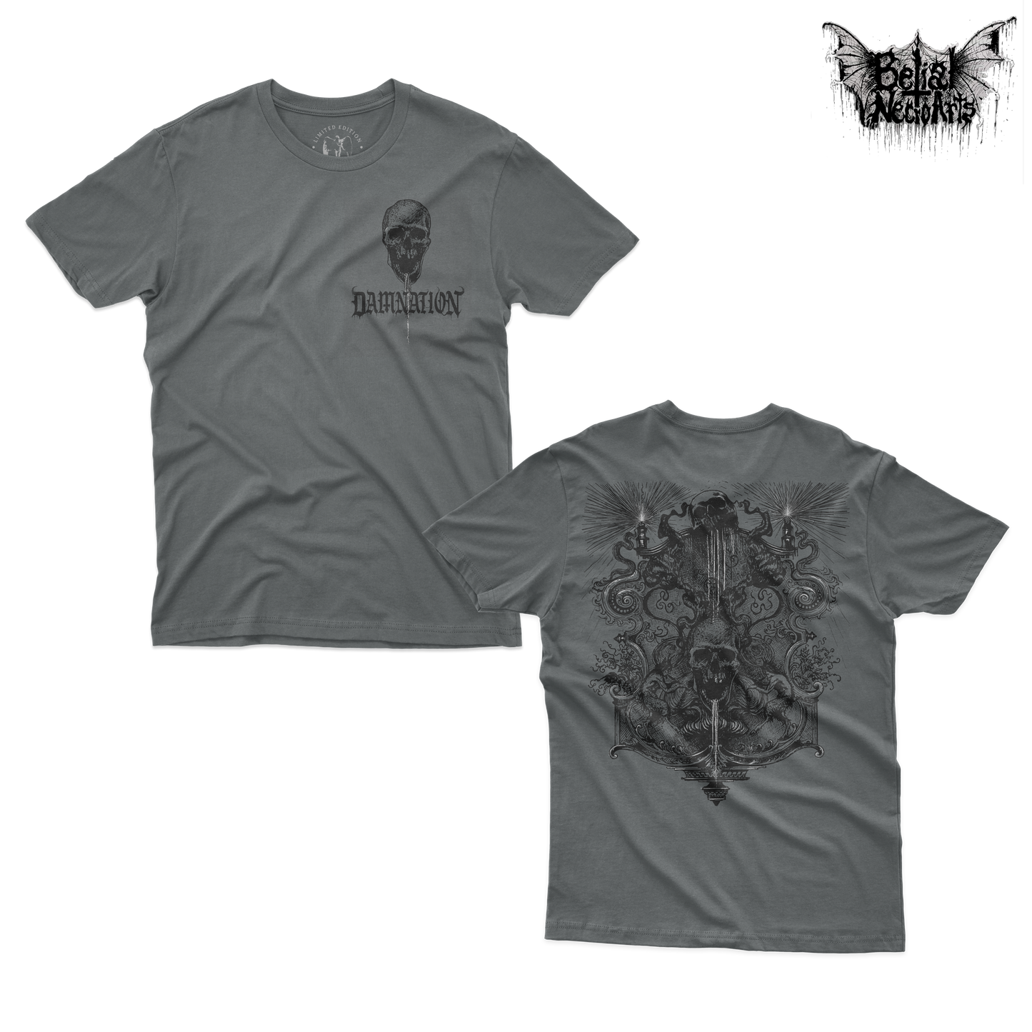 MORTIS ODIUM GREY SHIRT