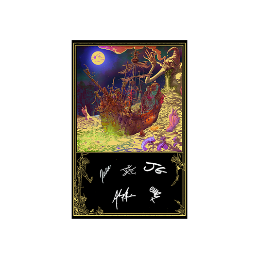 SIGNED GOLD FOIL POSTER