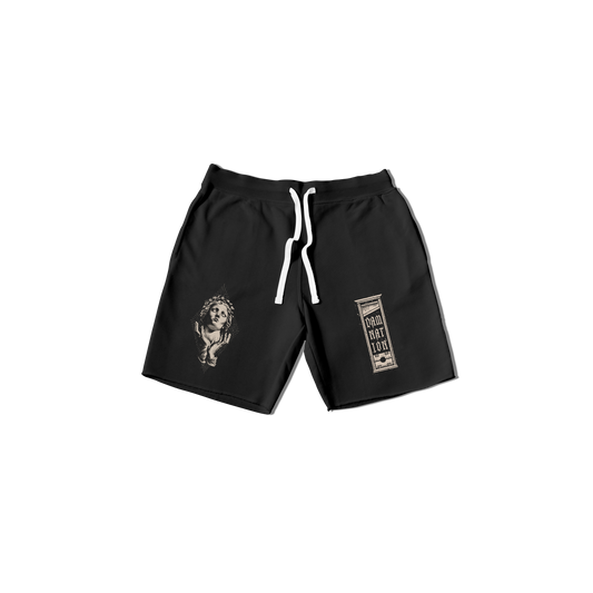 SOULLESS BLACK SHORTS