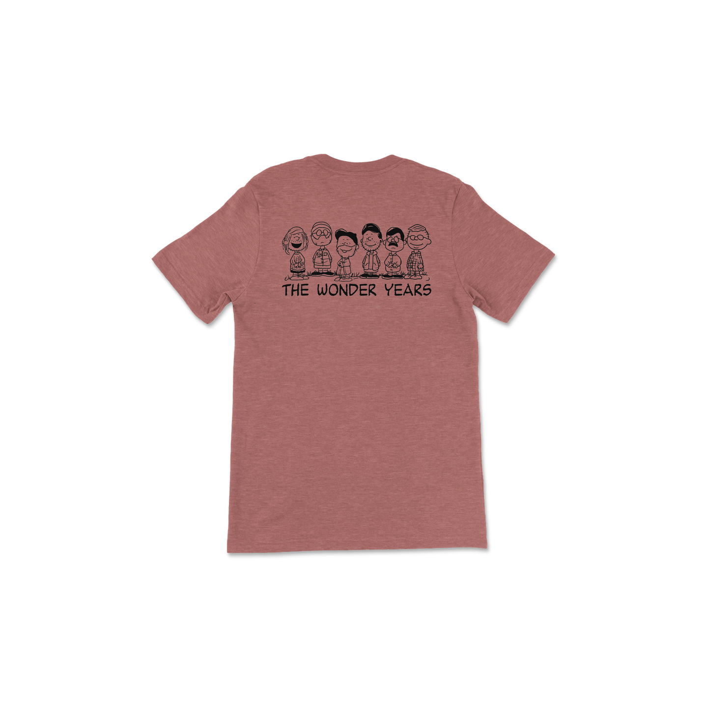 PEANUTS HEATHER MAUVE TEE
